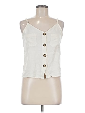 Market and Spruce Sleeveless Button-Down Shirt (view 1)