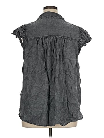 Jane and Delancey Sleeveless Button-Down Shirt (view 2)