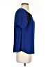 Collective Concepts 100% Polyester Blue Short Sleeve Blouse Size S - photo 4