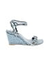 Nine West Silver Wedges Size 7 1/2 - photo 1
