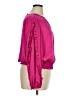 Ann Taylor Pink Long Sleeve Blouse Size XL - photo 4