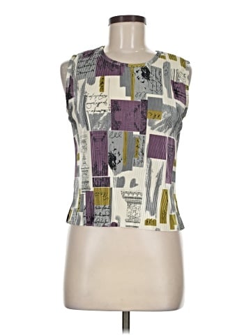 Plisse Sleeveless Blouse (view 1)