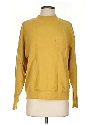 Madewell Garment-Dyed (Re)sourced Cotton Studio Mockneck Sweatshirt (view 1)
