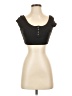 Aerie Black Short Sleeve Top Size M - photo 1