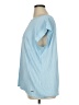Max Studio 100% Polyester Blue Short Sleeve Blouse Size XL - photo 5