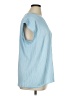 Max Studio 100% Polyester Blue Short Sleeve Blouse Size XL - photo 4