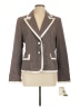 Nine West Chevron-herringbone Brown Blazer Size 14 - photo 1
