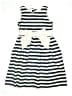 Gymboree 100% Polyester Stripes Blue Dress Size 10 - photo 1