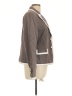 Nine West Chevron-herringbone Brown Blazer Size 14 - photo 4