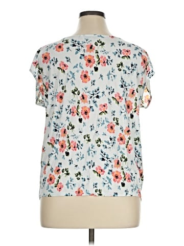 Ann Taylor LOFT Short Sleeve Blouse (view 2)