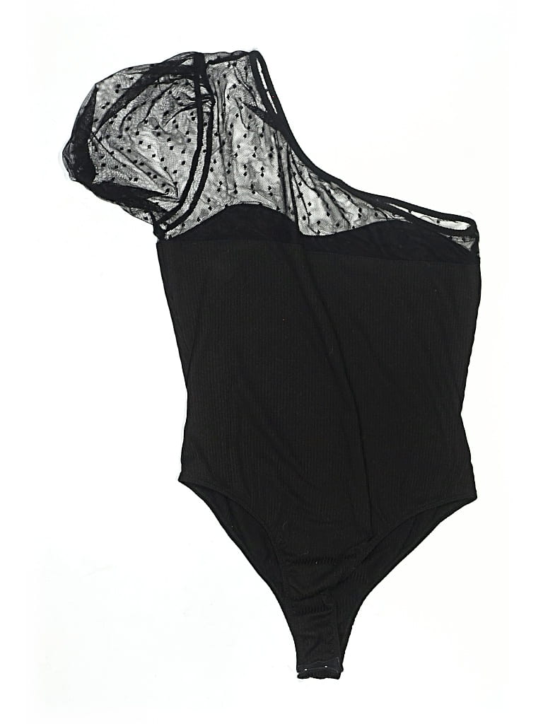 Pre-owned Lush Bodysuit In Black