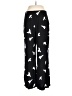 Grace Elements 100% Rayon Print Black Casual Pants Size L - photo 2