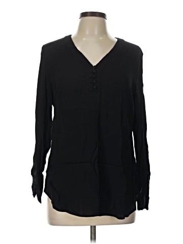 Roz & Ali Long Sleeve Henley (view 1)