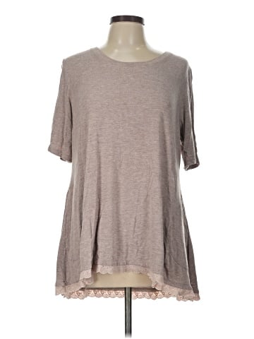 LOGO by Lori Goldstein Short Sleeve T-Shirt (view 1)