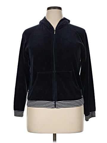Gloria Vanderbilt Zip Up Hoodie (view 1)