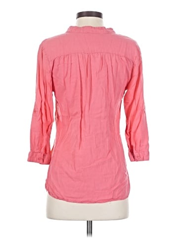 Kenar 3/4 Sleeve Button-Down Shirt (view 2)