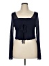 Shein Curve Blue Long Sleeve Top Size 16 Plus (2) - photo 1