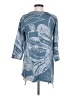 Soft Surroundings Blue 3/4 Sleeve Top Size S - photo 2