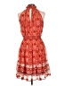 Taylor Paisley Orange Cocktail Dress Size 10 - photo 2