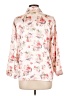Unbranded Floral Pink 3/4 Sleeve Blouse Size L - photo 2