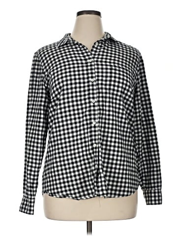 Banana Republic Factory Store Long Sleeve Button-Down Shirt (view 1)