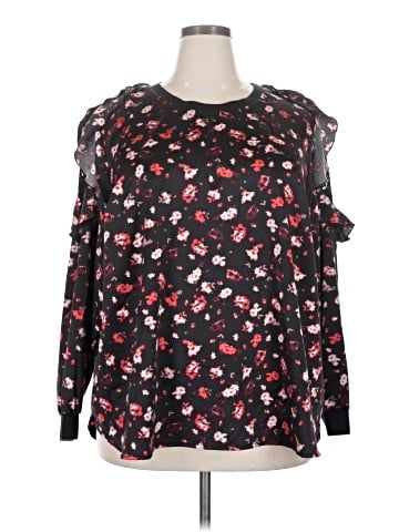 Lane Bryant Long Sleeve Blouse (view 1)