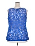 Ashley Stewart Blue Sleeveless Blouse Size 26 - photo 2
