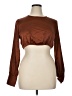Sans Souci Brown 3/4 Sleeve Blouse Size XL - photo 1