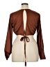 Sans Souci Brown 3/4 Sleeve Blouse Size XL - photo 2