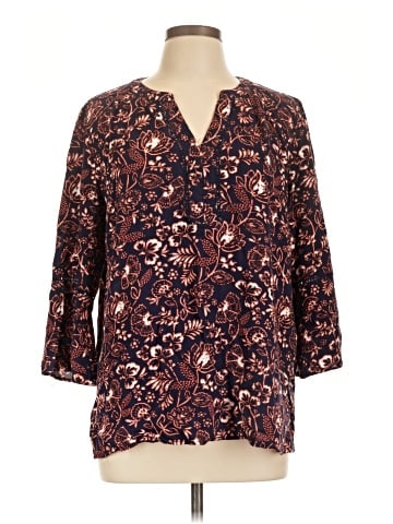 Gloria Vanderbilt 3/4 Sleeve Blouse (view 1)
