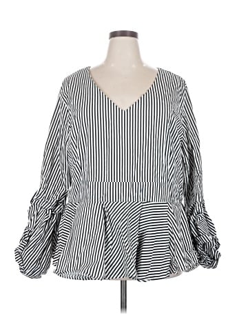 Ashley Stewart Long Sleeve Blouse (view 1)