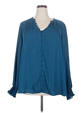 Torrid Long Sleeve Blouse (view 1)