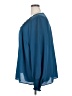 Torrid 100% Polyester Teal Long Sleeve Blouse Size 3X Plus (3) - photo 5