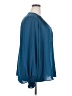 Torrid 100% Polyester Teal Long Sleeve Blouse Size 3X Plus (3) - photo 4