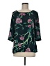 HD in Paris 100% Polyester Teal 3/4 Sleeve Blouse Size 8 - photo 1