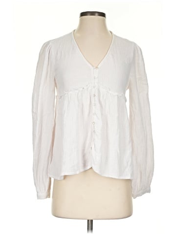 Peach Love Long Sleeve Blouse (view 1)