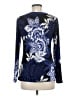Susan Graver Blue Long Sleeve Blouse Size M - photo 2