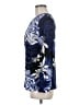 Susan Graver Blue Long Sleeve Blouse Size M - photo 5