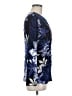 Susan Graver Blue Long Sleeve Blouse Size M - photo 4