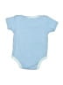Little Beginnings Blue Short Sleeve Onesie Size 0-3 mo - photo 2