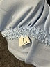 Unbranded Color Block Blue Short Sleeve Blouse Size L - photo 7