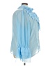 Ashley Stewart 100% Polyester Blue Long Sleeve Blouse Size 28 - photo 4