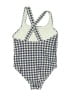 Disney Checkered-gingham Blue One Piece Swimsuit Size 5T - photo 2