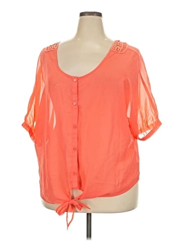 Dots Short Sleeve Blouse (view 1)