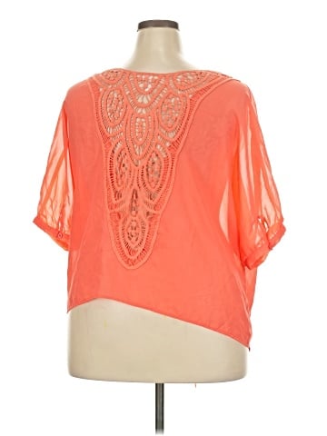 Dots Short Sleeve Blouse (view 2)