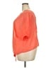 Dots 100% Polyester Orange Short Sleeve Blouse Size 2X - photo 5