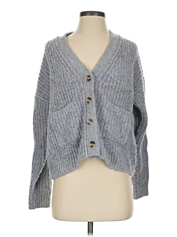 Madewell Speckled Rib Cardigan Sweater (view 1)