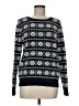 Nautica Jeans Company Print Black Pullover Sweater Size M - photo 1