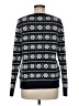 Nautica Jeans Company Print Black Pullover Sweater Size M - photo 2