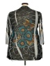 Daniel Benjamin 100% Polyester Gray Kimono Size 2X - photo 2